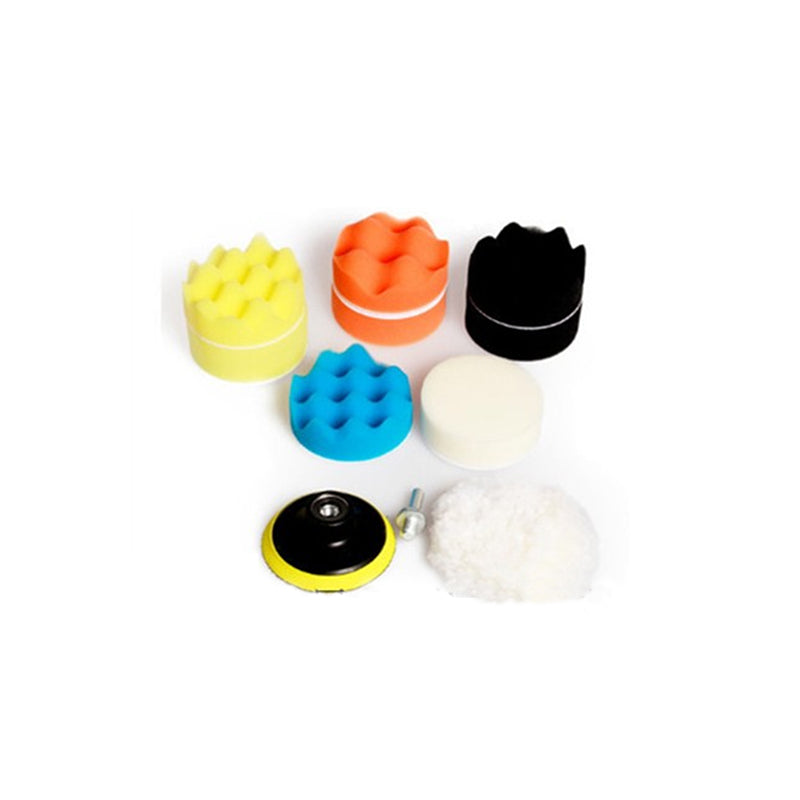 3 Inch Polishing Sponge Waxing Buffing Pad Kit Compound Car Polisher Wash