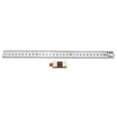 Woodworking Metric and Inch Line Scribe Ruler Positioning Measuring Ruler 300mm Marking T-Ruler Woodworking Tool
