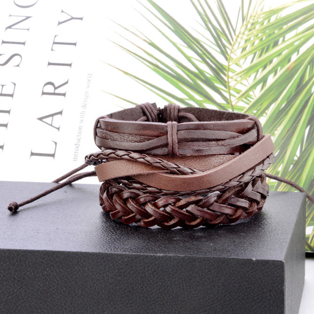 Retro Punk Combination Multi-layer Trend Bracelet