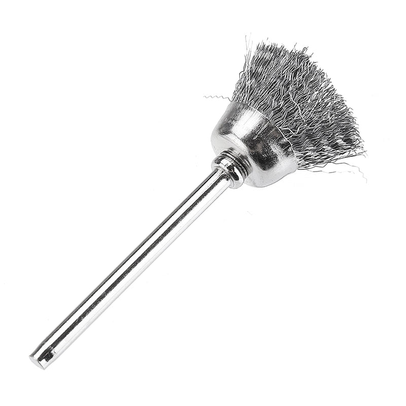20pcs Stainless Steel Wire Brush Set Cleaner Polishing Brushes Cup Wheel For Dremel Rotary Tool