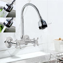 Bathroom Kitchen Faucet Hot Cold Mixed Taps Stretchable Shower Spray type Wall Faucet