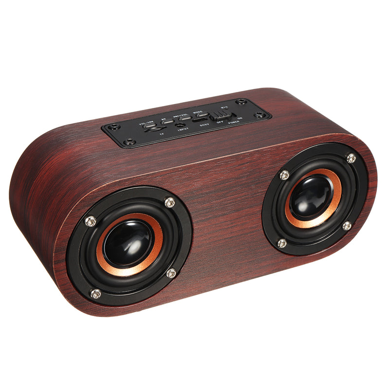 Wireless Wooden bluetooth Speaker Loudspeaker Music Player TF USB Hand-free Call