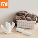 Xiaomi Jordan&judy Portable Creamy White Cleaning Sweater Sticky Roller Brush Cleaning Tool Travel Camping With 2 Pcs Sticky Paper