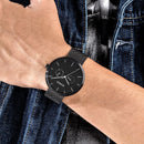 RUIMAS 567 Casual 3ATM Waterproof Multi-dial Fashion Stainless Steel Strap Men Quartz Watch