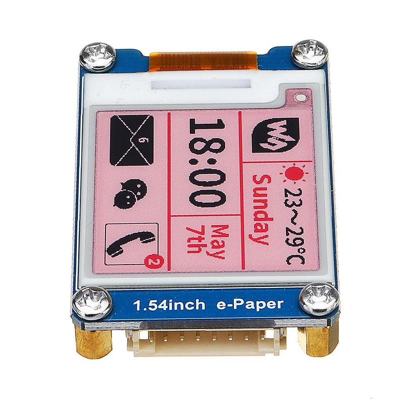 1.54 Inch E-ink Screen Display e-Paper Module SPI Support Partial Refresh For Raspberry Pi