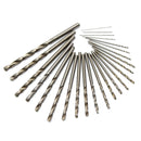 150pcs 0.4mm-3.2mm Micro Twist Drill Bit Set Mini HSS Straight Shank Drill