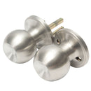 Stainless Steel Bathroom Round Ball Door Knob Set Handle Passage Lock With Key