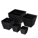 2 3 4 Inches Square Plastic Succulents Planter Pots Plant Flower Pot Meshpot