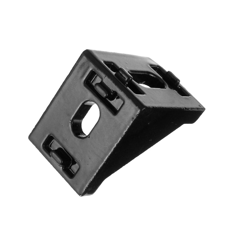 Suleve AJ28 10Pcs 2028 Black Aluminium Angle Corner Joint 20 Series Aluminum Extrusion 28x28mm Right Angle Bracket Furniture Fittings