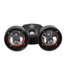 5W Solar Power Dual Head LED Home Security Light PIR Motion Sensor Outdoor Wall Lamp