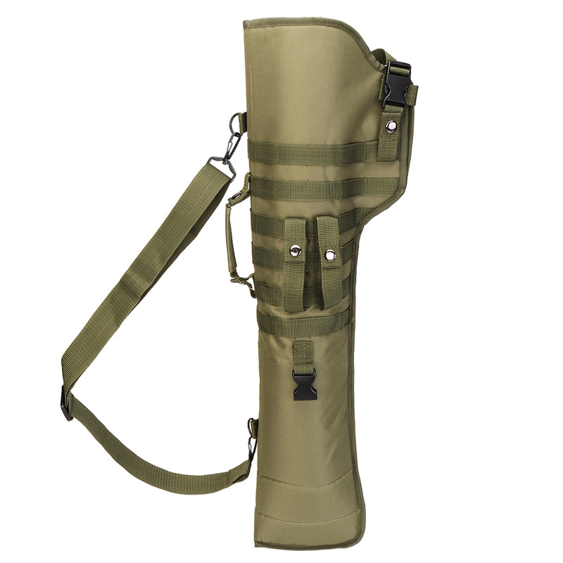 75CM Scabbard Molle Arm Green Bag Padded Holster Case Backpack for Hunting