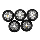 TEVO 5Pcs One Pack 3D Printer Part POM Material Big Pulley Wheel with Bearings for V-slot