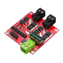 XY-160D 7A 160W L298  PWM Speed Controller Dual DC Motor Drive Module Industrial Grade