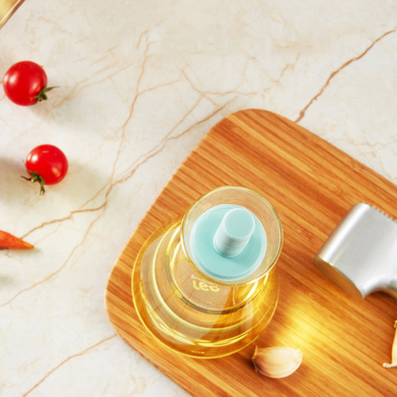 BergHoff Multifunction Glass Oil Can Pot Bottles Vinegar Sauce Cruet Container Kitchen Flavouring Tool