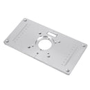 Woodworking Aluminum Alloy Router Table Insert Plate Mounting Base Plate For Makita 700C