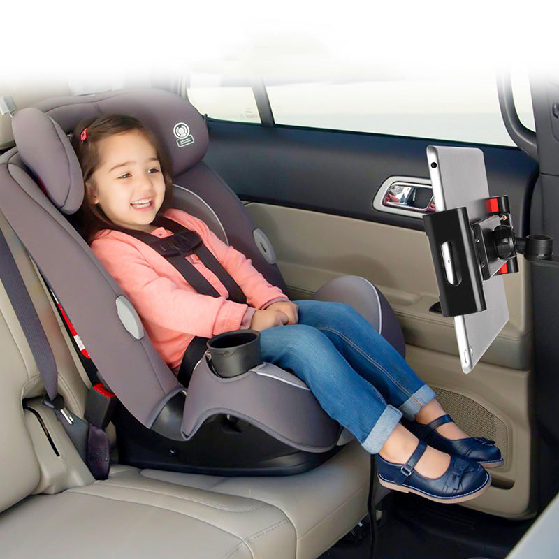 360 Rotation Aluminum Alloy Car Back Seat Headrest Phone Holder Tablet Stand For Smart Phone Tablet for iPad