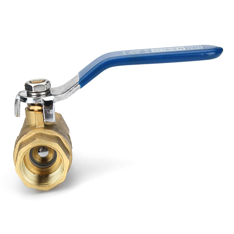 TMOK TK201 1/2" 3/4" 1" Female Brass Two Piece Full Port Thread Ball Valves with Vinyl Handle