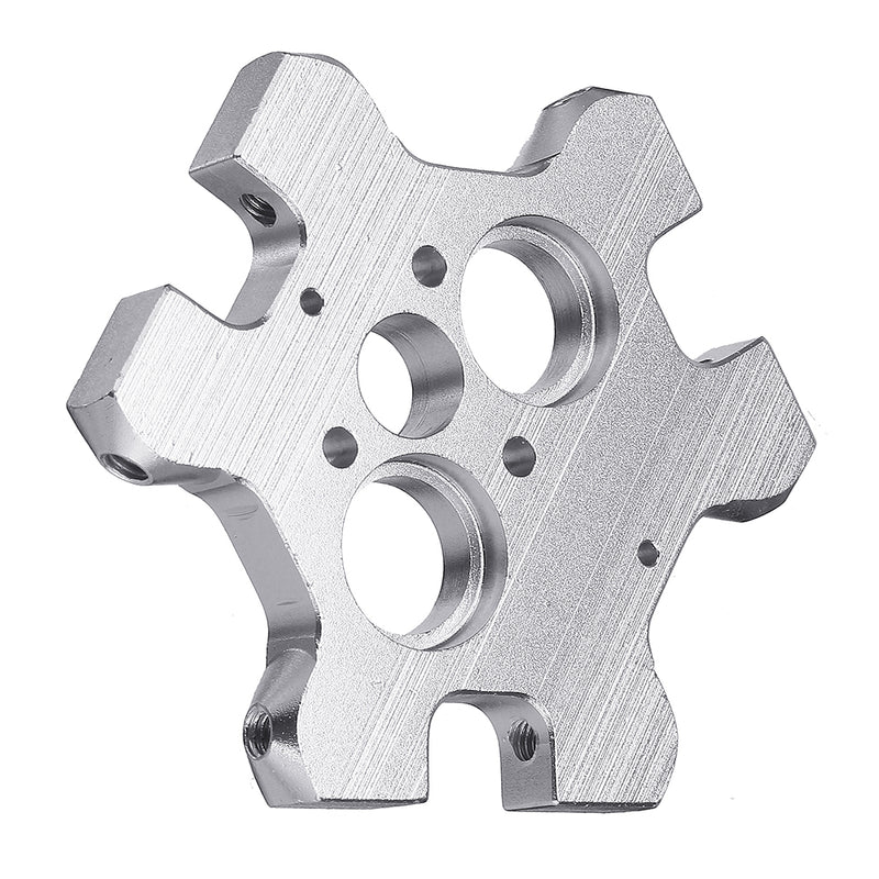 Aluminum Alloy V6 Fisheye Effector + M4 Fixed Plate For Dual Nozzle Extruder 3D Printer Part