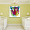 Miico Hand Painted Oil Paintings Abstract Colorful Tiger Head Wall Art For Home Decoration Painting