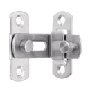 90 Degree Buckle Bolt Barn Door Lock Latch Hasp Sliding Door Buckle for Toilet Doors and Windows