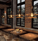E27 Loft Industrial Hemp Rope Birdcage Chandelier Restaurant Bar Light Pendant Lamp