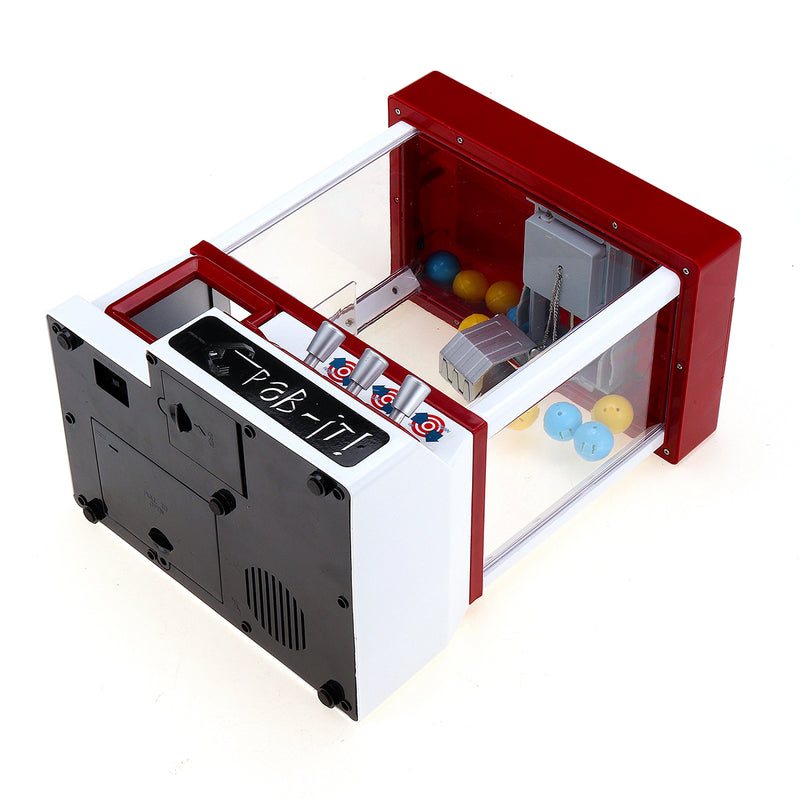 Carnival Claw Game Doll Machine Mini Arcade Grabber Crane Toys +24 Coins +12 Eggs