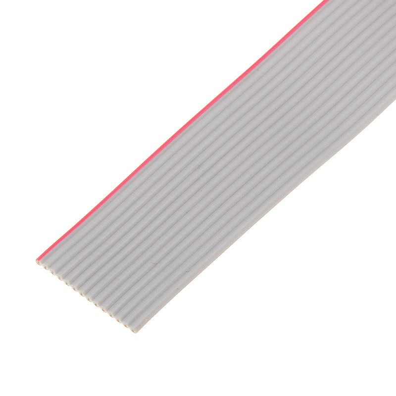 5M 1.27mm Pitch 14 Pin 14P Grey Gray Flat Ribbon Data Cable Wire Connector AWG28 300V
