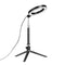 Yingnuo Dimmable 3500-5500k Selfie Studio Live Video Ring Light With Phone Holder Selfie Stick Black
