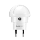 ARILUX 360 Degree Rotation Smart Light Sensor LED Plug-in Wall Night Lamp for Bedroom