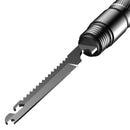 YUANTOOSE G02-B 7 In 1 Luminous Folding Stick Aluminum Camping Trekking Pole Safety Survival Multifunctional Tools Kit