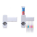 Automatic Toothpaste Squeezer Dispenser Bathroom Automatic Toothpaste Dispenser Squeezer Toothbrush Holder Set