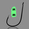 ZANLURE Japanese High Carbon Steel Fishing Hooks High Elasticity Fishing Tackle