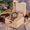 BOBO BIRD Q05 Unique Design Men Wrist Watch Wooden Quartz Creative Watch
