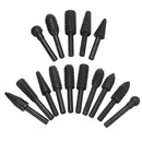 5/10Pcs Woodworking Electric Rotary File Wood Carving Root Milling Tool Cutter Grinding Head Set