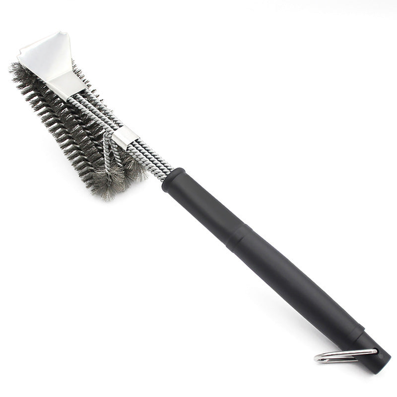 BBQ Grill Brush Scrubber Barbecue Cleaning Tool Stainless Steel Wire Brush Cleaner