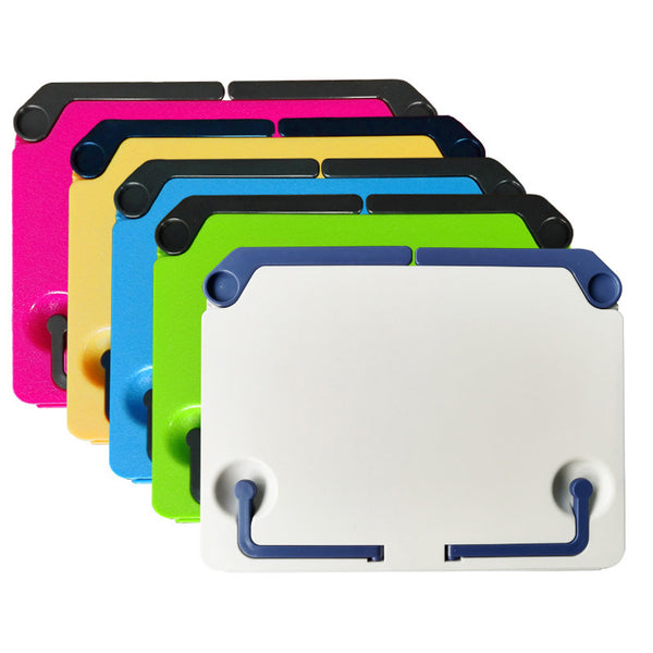 Portable Book Stand Bookends Stand Reading Books Bracket Recipes Shelf Folding Holder Organizer for Music Score Recipe Tablet