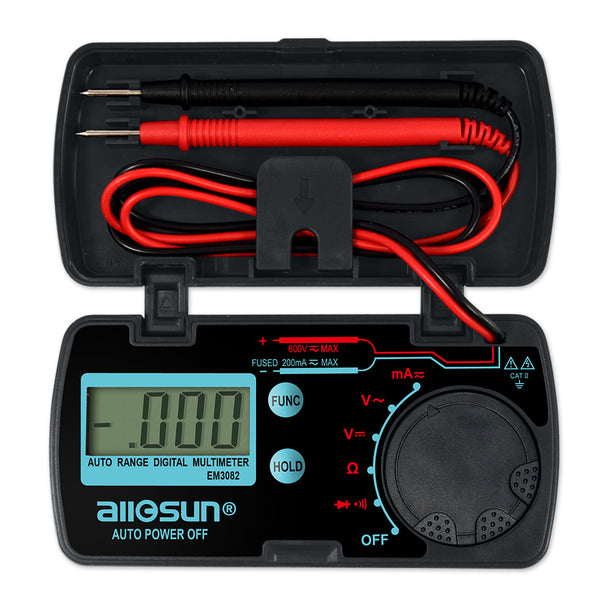 ALl SUN EM3082 Digital Multimeter 3 1/2 1999 AC/DC Ammeter Voltmeter Ohm Portable Meter Voltage Meter
