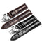 Bakeey 22mm Genuine Leather Strap Replacement Alligator Grain Watch Band
