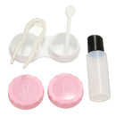 4 Colors Portable Cute Travel Contact Lens Case Eye Care Kit Holder Mirror Box
