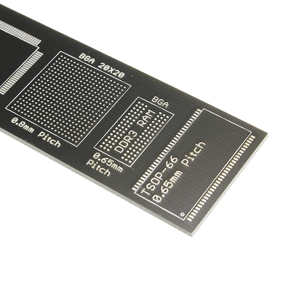 1Pcs 15cm Duinopeak PCB Ruler Measuring Tool Resistor Capacitor Chip IC SMD Diode Transistor Package