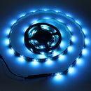 2M SMD5050 USB Battery Powered RGB Waterproof 60LEDs Black Base Strip Light DC5V