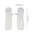 4Pcs Safe Bee-Proof BeeKeeping Veil Hat Suit Work Gloves Bee Hive Brush J Hook Tool