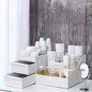 Plastic Desktop Makeup Cosmetic Organizer Cosmetic Storage Box Stationery Pen Holder Home Decorations