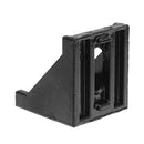 Suleve AJ40 40x40mm Aluminium Black Angle Corner Joint Electrophoresis Right Angle Bracket 4Pcs