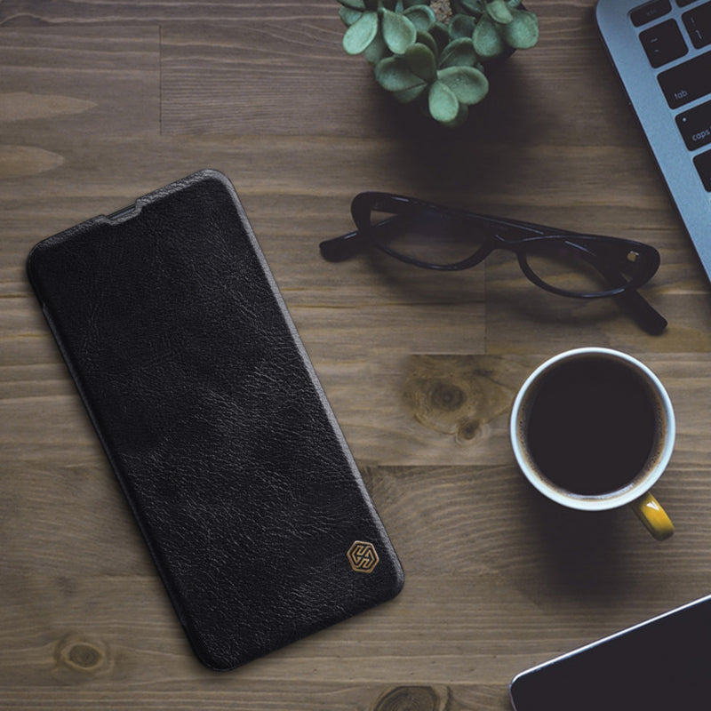 NILLKIN Flip Shockproof Card Slot Holder PU Leather Protective Case for Samsung Galaxy M30 2019