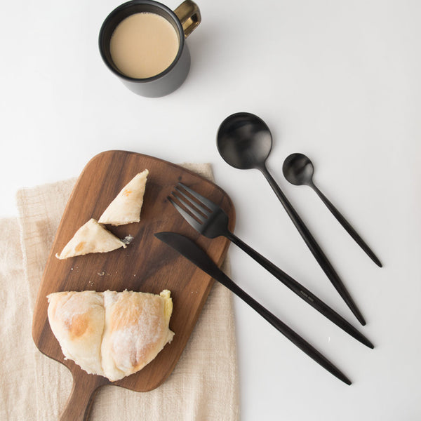 Maision Maxx 4PCS Stainless Steel Dinnerware Set Mi Home Spoon Fork Meat Cutter Tea Spoon 4 Kit Flatware Set