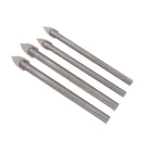 JIMI Upgrade 4Pcs 6/8mm Drill Bits Alloy Steel Triangle Drill Bit for Ceramic Wall Glass Concrete Hole Opener