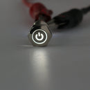 12V Push Switch Self Locking Switch 4 Pin Led Push Button Switch Latching Power Switch Waterproof
