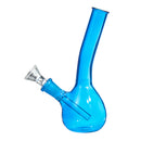 7 Inch Water Double Percolator Heavy Glass Bow Single Perk Bubbler Pipes