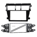 Car Stereo Panel Frame Facia Trim Double-DIN Car  For Toyota Vios 07-12/ Yaris Sedan 06+/ Belta 05-08